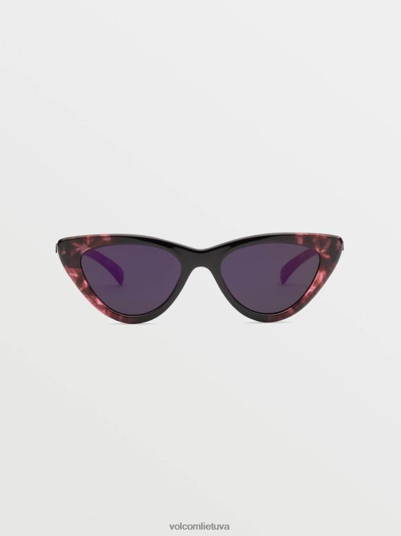 akiniai nuo saulės blizgus violetinis tortas / pilkai violetinis chromas PL02T483 lauke unisex