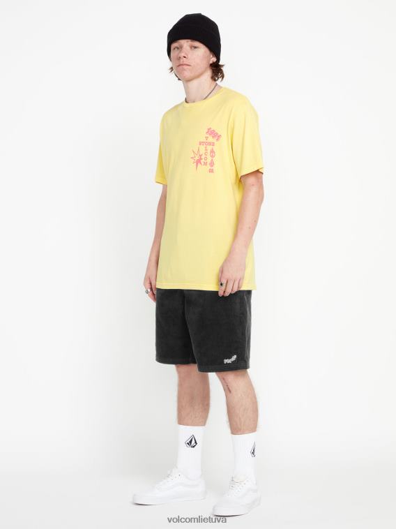 šortai su elastiniu juosmeniu juodas derinys PL02T751 lauke unisex