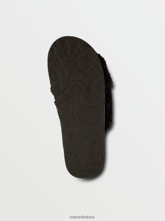 gyveno su lounge slip sandal juodas PL02T1007 avalynė moterys