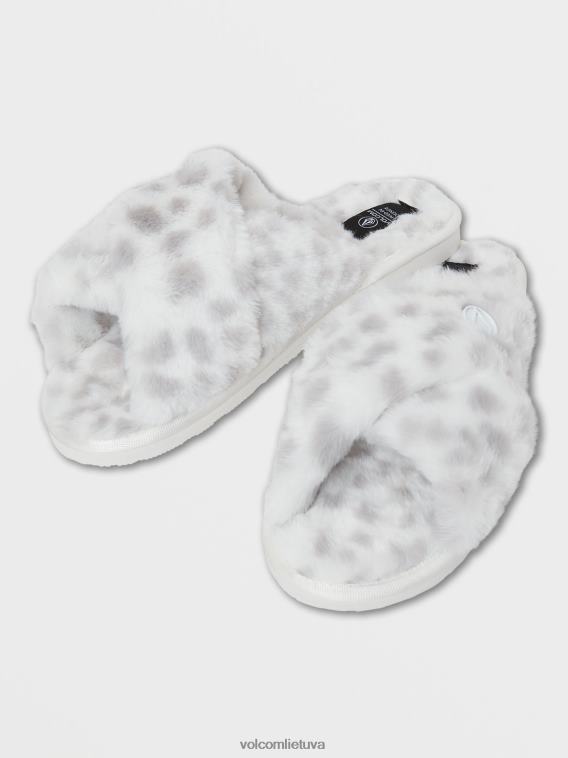 gyveno su lounge slip sandal žvaigždė balta PL02T1047 avalynė moterys