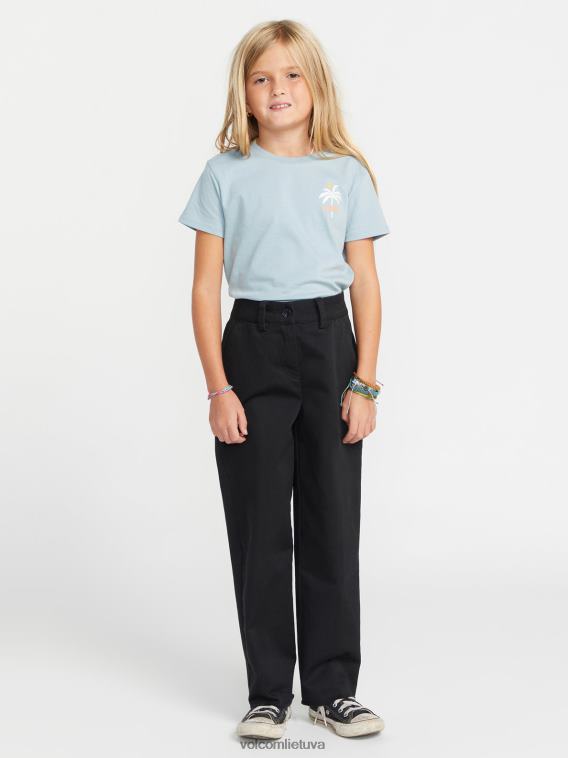 kokios chino kelnės juodas PL02T1351 apranga mergaites