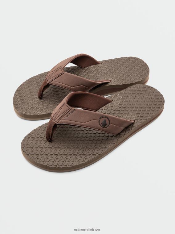 eco recliner 2 sandalai rudas PL02T592 avalynė vyrų