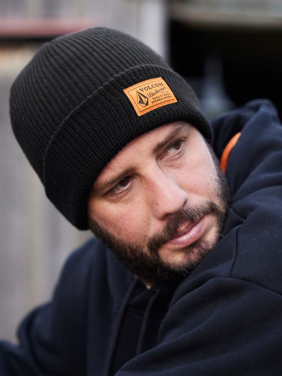 darbo apranga beanie juodas PL02T394 priedai vyrų