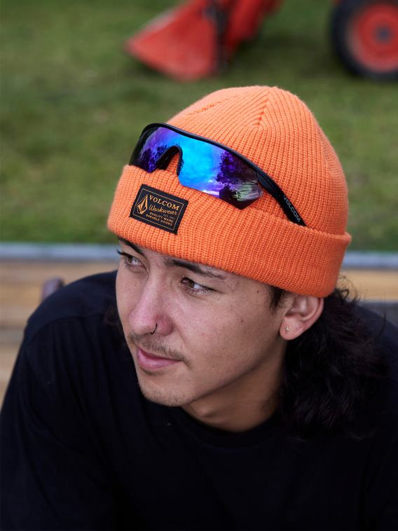 darbo apranga beanie oranžinė PL02T393 priedai vyrų